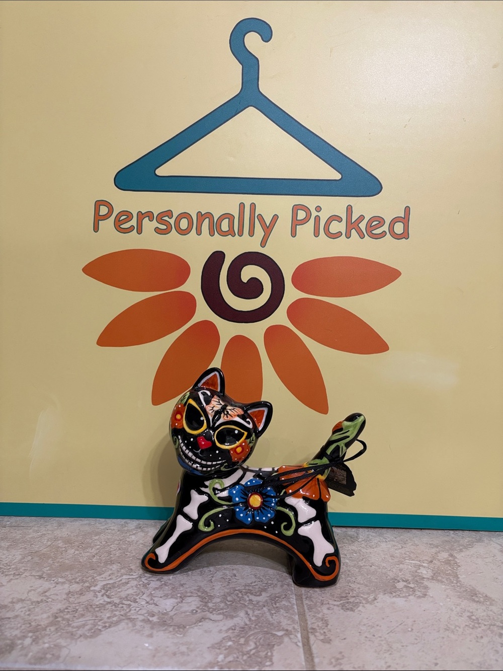 Blue Sky Clayworks DAY OF THE DEAD TALAVERA CAT Figurine